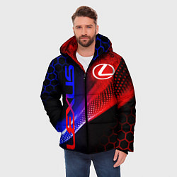 Куртка зимняя мужская LEXUS ЛЕКСУС NEON НЕОН, цвет: 3D-черный — фото 2
