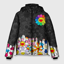 Куртка зимняя мужская MURAKAMI МУРАКАМИ ПОТЕКИ, цвет: 3D-светло-серый