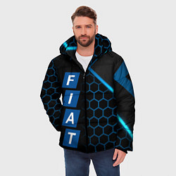 Куртка зимняя мужская FIAT BLUE SPORT ФИАТ СПОРТ, цвет: 3D-красный — фото 2