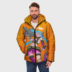 Куртка зимняя мужская Реактивная Jinx, цвет: 3D-светло-серый — фото 2