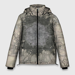 Куртка зимняя мужская Серый песок - коллекция Путешествие - Хуф и Ся, цвет: 3D-светло-серый