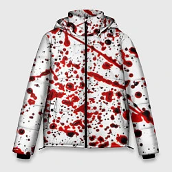 Куртка зимняя мужская Кровища, цвет: 3D-красный