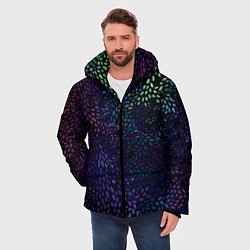 Куртка зимняя мужская Из красок бардак, цвет: 3D-черный — фото 2