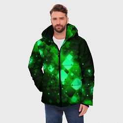 Куртка зимняя мужская Изумрудный поток, цвет: 3D-черный — фото 2