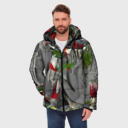 Куртка зимняя мужская Старый год, цвет: 3D-светло-серый — фото 2
