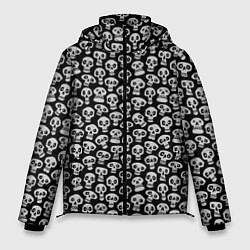 Куртка зимняя мужская Funny skulls, цвет: 3D-красный