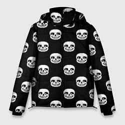 Мужская зимняя куртка UNDERTALE SANS SKULL FACE PATTERN УЗОР