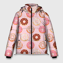 Куртка зимняя мужская Pink donuts, цвет: 3D-черный