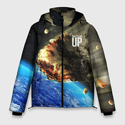 Куртка зимняя мужская Комета, перед столкновением с Землёй!, цвет: 3D-светло-серый