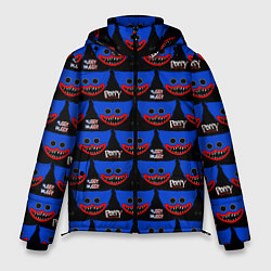 Куртка зимняя мужская Poppy Playtime pattern Поппи Плейтайм паттерн, цвет: 3D-черный