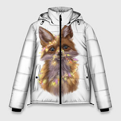Мужская зимняя куртка Fox with a garland