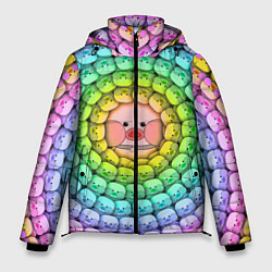 Куртка зимняя мужская Psychedelic Lalafanfan, цвет: 3D-красный