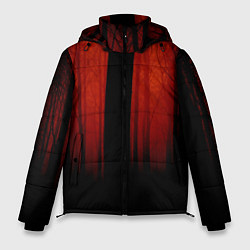 Куртка зимняя мужская Красный хоррор, цвет: 3D-светло-серый