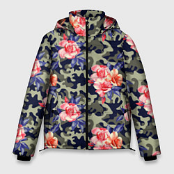 Куртка зимняя мужская Military rose, цвет: 3D-черный