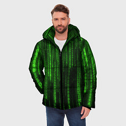 Куртка зимняя мужская Бегущий по коду, цвет: 3D-светло-серый — фото 2