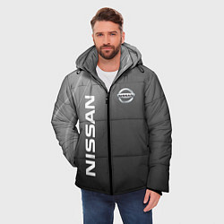 Куртка зимняя мужская Ниссан, цвет: 3D-светло-серый — фото 2
