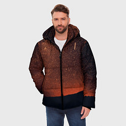 Куртка зимняя мужская Золотое небо, цвет: 3D-черный — фото 2