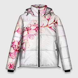 Куртка зимняя мужская Распустившаяся весна, цвет: 3D-красный