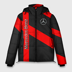 Куртка зимняя мужская Mercedes мерседес amg, цвет: 3D-красный