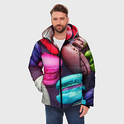 Куртка зимняя мужская Colorful Macaroons, цвет: 3D-черный — фото 2