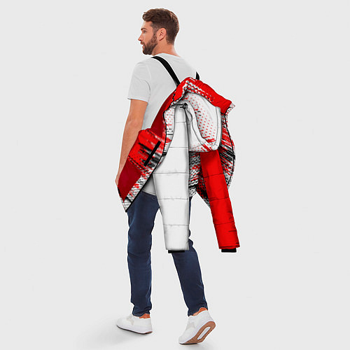Мужская зимняя куртка GEARS TACTICS texture / 3D-Красный – фото 5