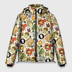 Куртка зимняя мужская Studio Ghibli Hero, цвет: 3D-светло-серый