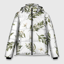 Куртка зимняя мужская Цветы Цитрусовых, цвет: 3D-черный