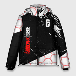 Куртка зимняя мужская RAINBOW SIX SIEGE 6 соты, цвет: 3D-светло-серый
