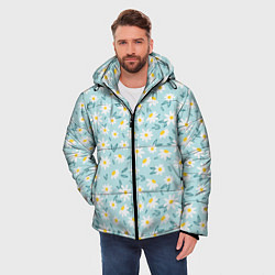 Куртка зимняя мужская Ромашковое поле, цвет: 3D-светло-серый — фото 2