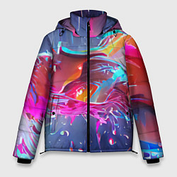 Мужская зимняя куртка Neon splashes