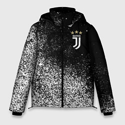 Мужская зимняя куртка Ювентус juventus Белые брызги