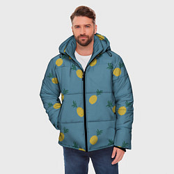 Куртка зимняя мужская Pineapplы, цвет: 3D-черный — фото 2