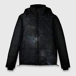 Куртка зимняя мужская Лонгслив Звезды и космос, цвет: 3D-красный