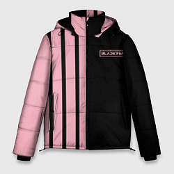 Куртка зимняя мужская BLACKPINK HALF BLACK-PINK MINI LOGO, цвет: 3D-светло-серый