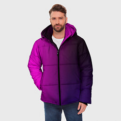 Куртка зимняя мужская VIOLET gradient, цвет: 3D-черный — фото 2