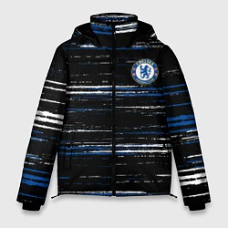 Куртка зимняя мужская Chelsea челси лого, цвет: 3D-светло-серый