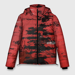 Куртка зимняя мужская Взгляд во тьму, цвет: 3D-красный