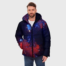 Куртка зимняя мужская Бурлящий Коралловый Риф, цвет: 3D-светло-серый — фото 2