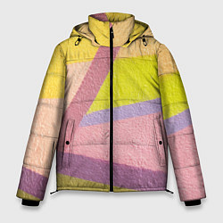 Куртка зимняя мужская Цветной пазл, цвет: 3D-черный