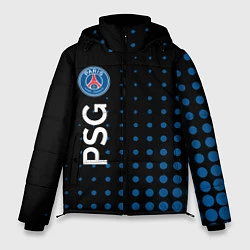 Куртка зимняя мужская Psg абстракция, цвет: 3D-светло-серый