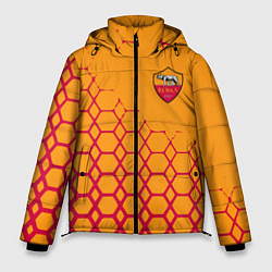 Куртка зимняя мужская Рома соты, цвет: 3D-красный