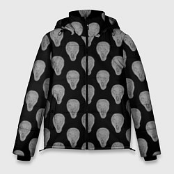 Куртка зимняя мужская Мунк Крик принт, цвет: 3D-черный