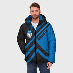 Куртка зимняя мужская Фанат клуба Аталанта, цвет: 3D-черный — фото 2