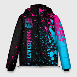 Куртка зимняя мужская Liverpool Neon Gradient, цвет: 3D-черный