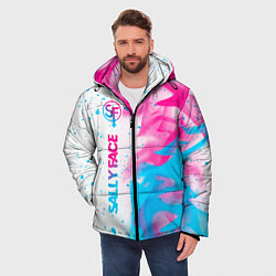 Куртка зимняя мужская Sally Face Neon Gradient, цвет: 3D-черный — фото 2