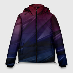 Куртка зимняя мужская Geometry violet dark, цвет: 3D-светло-серый