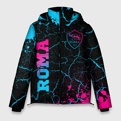 Куртка зимняя мужская Roma - neon gradient, цвет: 3D-черный