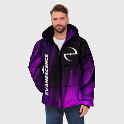 Куртка зимняя мужская Evanescence violet plasma, цвет: 3D-черный — фото 2