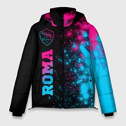 Куртка зимняя мужская Roma - neon gradient: по-вертикали, цвет: 3D-черный
