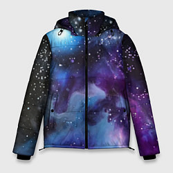Куртка зимняя мужская Дым вселенной, цвет: 3D-светло-серый